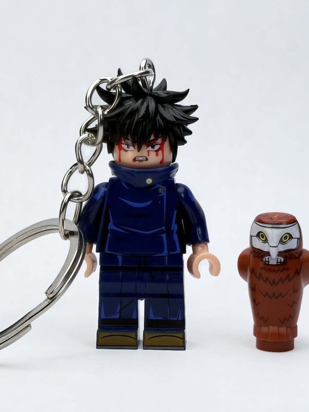 Jujutsu Kaisen Megumi Fushiguro Custom Minifigure Keychain